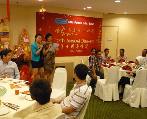 10th SBS Annual Dinner